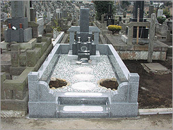 2003年12月～1月　公営墓地にて　リフォーム工事